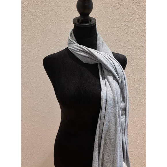 Women's Jenni Heather Gray One Size Scarf & Wrap - Picture 4 of 11